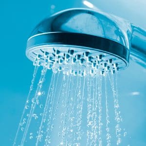 image of shower with filtered water