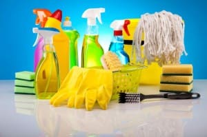 image of cleaning supplies